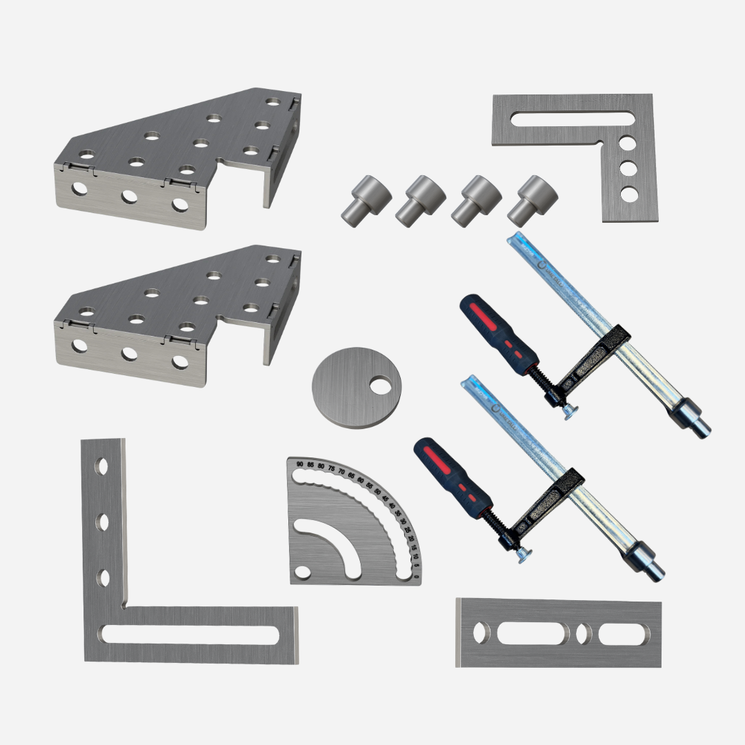 Stor uppsättning tillbehör