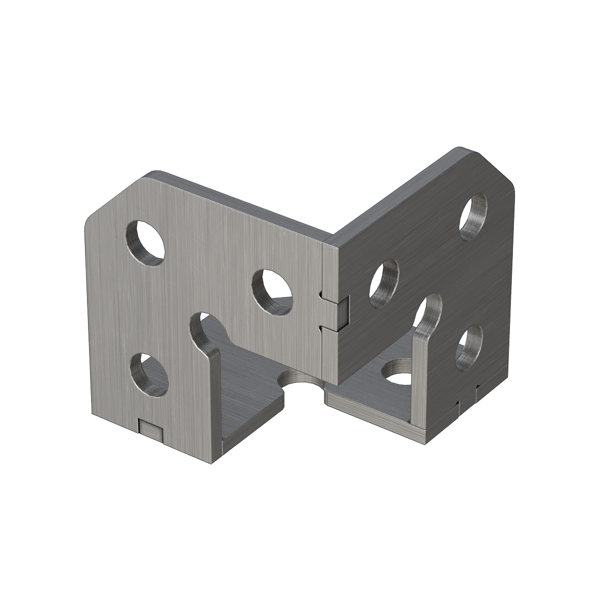 Kiinnityskolmio Kulma 100x100x100 4 mm