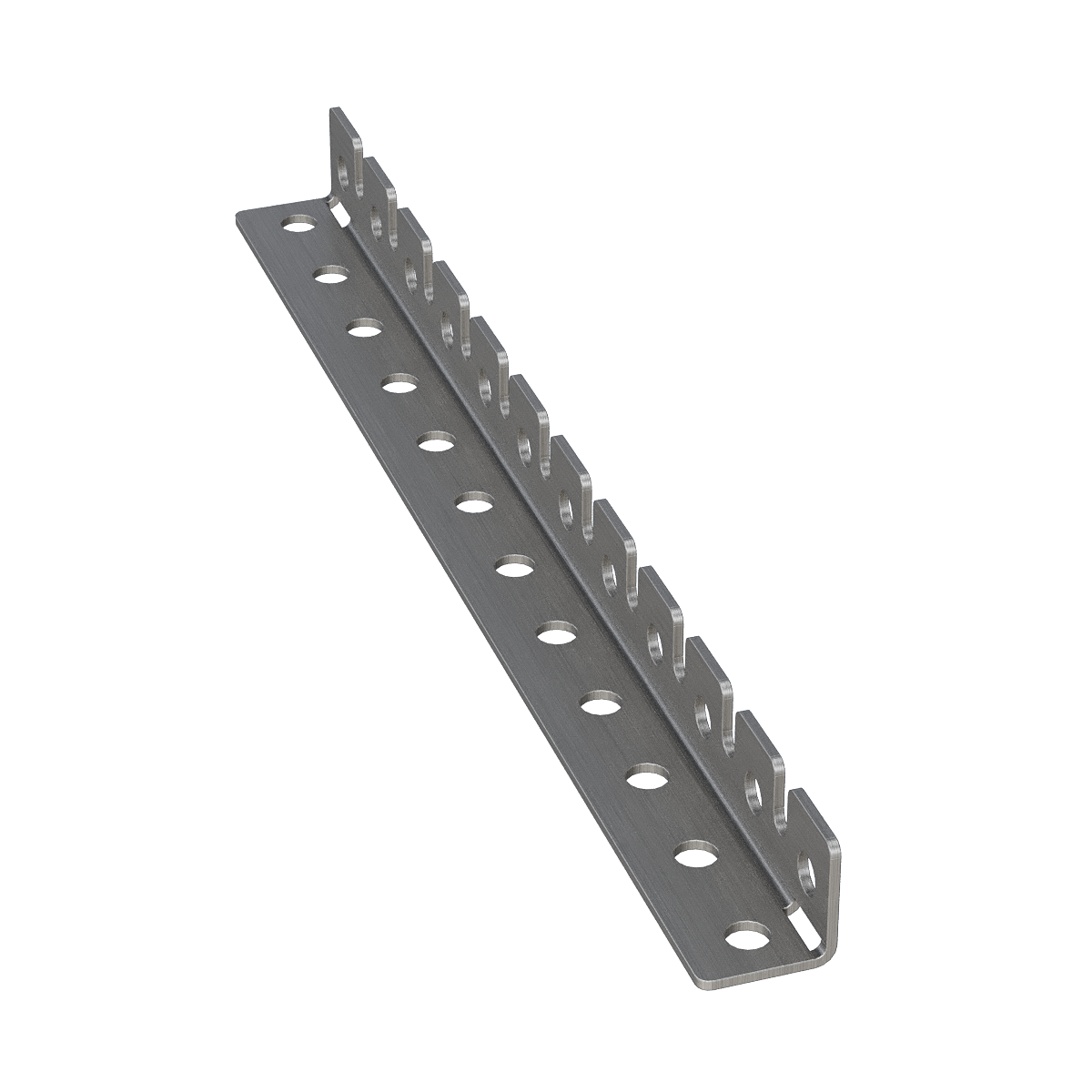 Perforated metal angle 590x50x50 4 mm