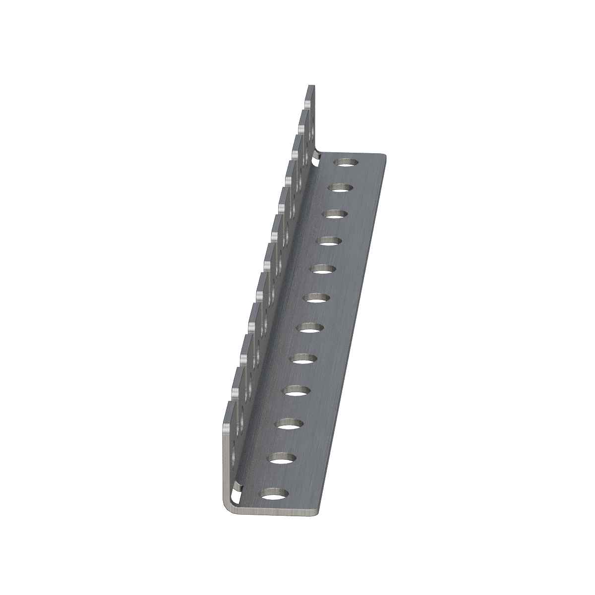 Perforated metal angle 590x50x50 4 mm