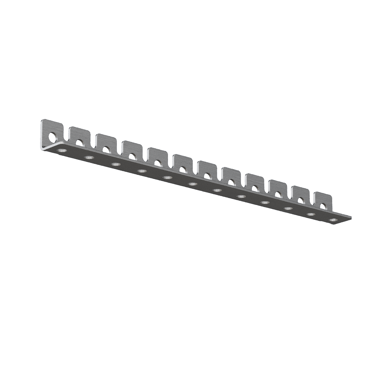 Perforated metal angle 590x50x50 4 mm