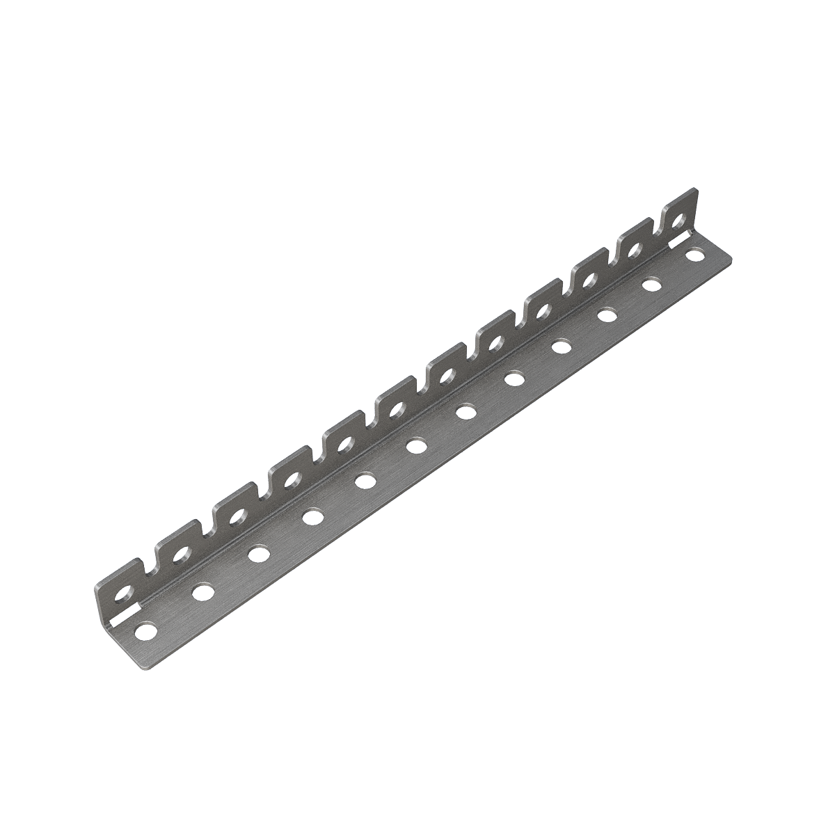 Perforated metal angle 590x50x50 4 mm