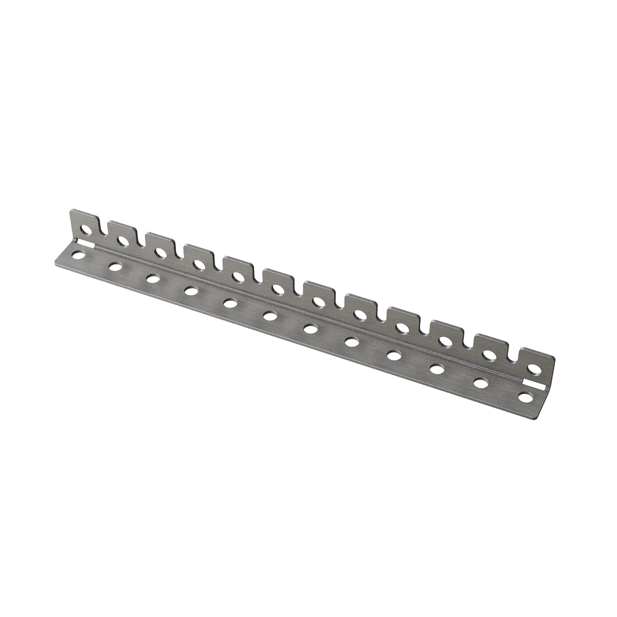 Perforated metal angle 590x50x50 4 mm