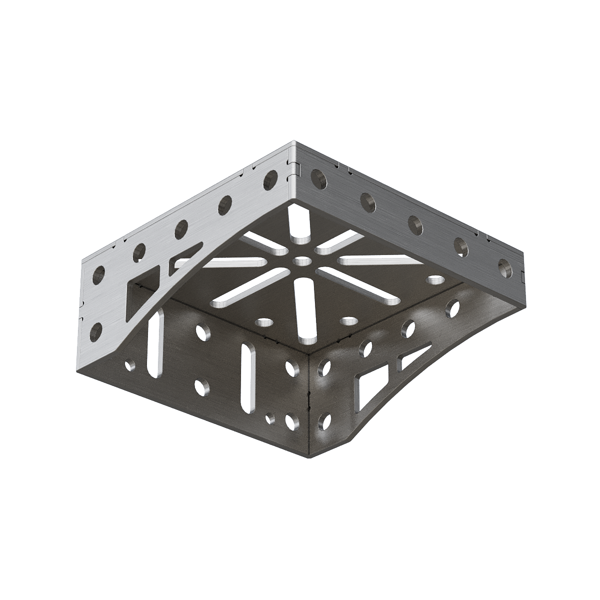 Skruvfäste 250x250x100 6 mm Svetsbordsförlängning