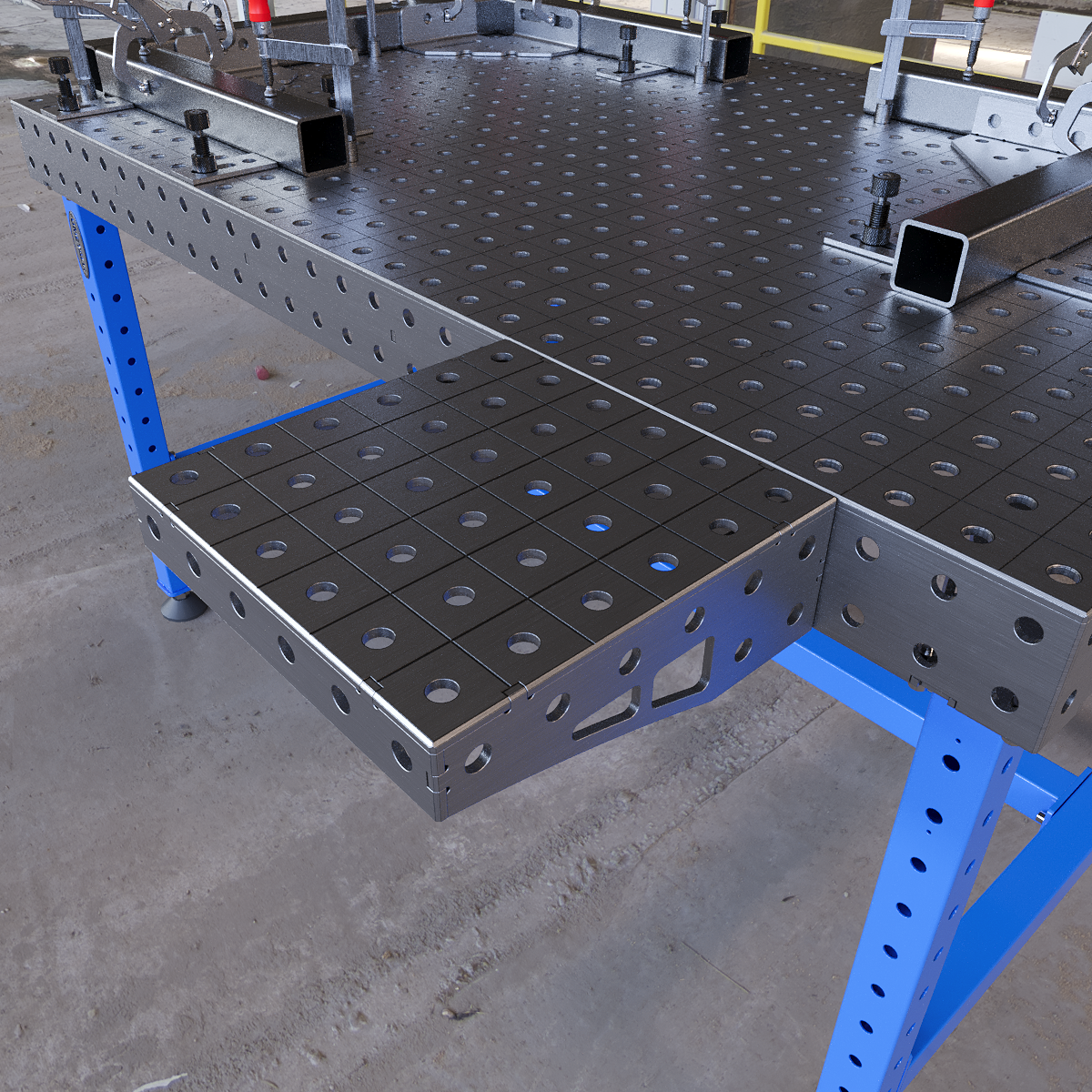 Hitsauspöydän jatke 300x300x100 6 mm