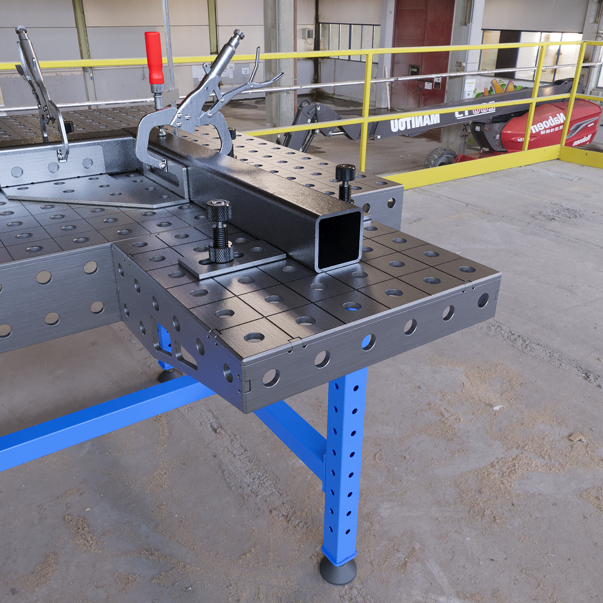Hitsauspöydän jatke 300x300x100 6 mm