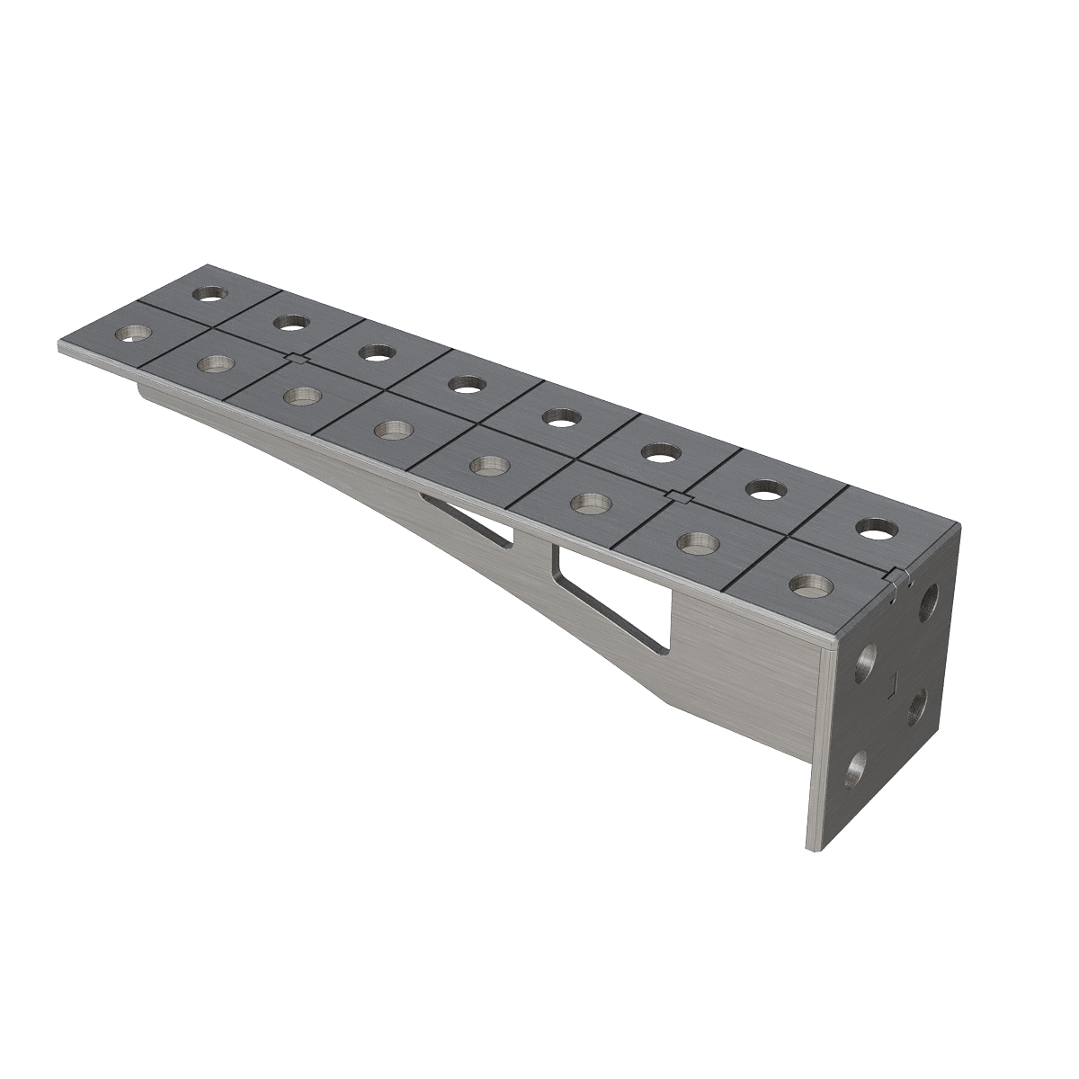 Svetsbordsförlängning 400x100x100 6 mm