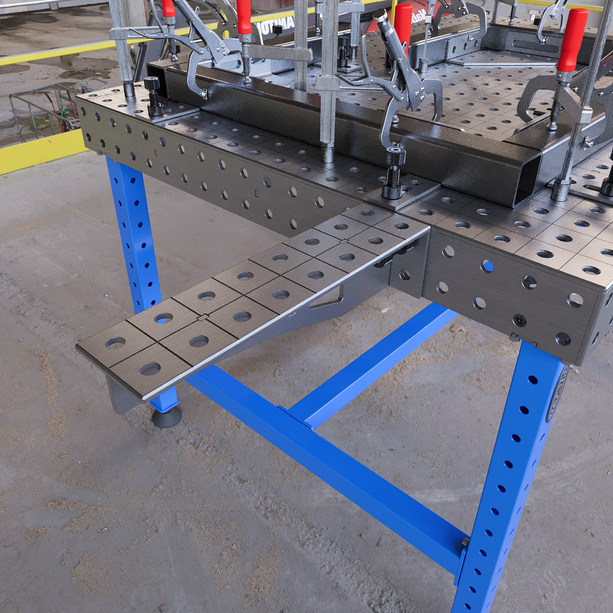 Svetsbordsförlängning 400x100x100 6 mm