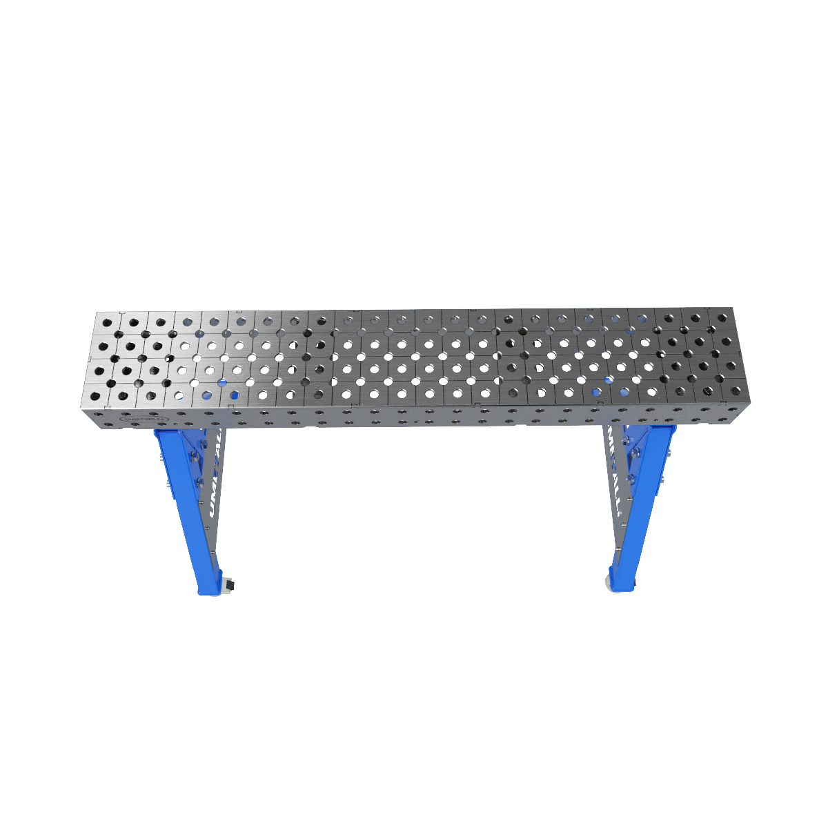 Svetsstöd på hjulet 1200x200x100
