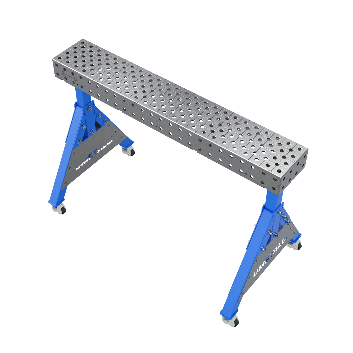 Svetsstöd på hjulet 1200x200x100