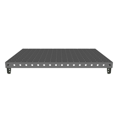 Perforated Welding Table Top 900x600 4mm with Corner Brackets