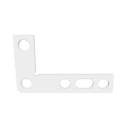 Platt vinkel 150x250 mm Ø28 10 mm